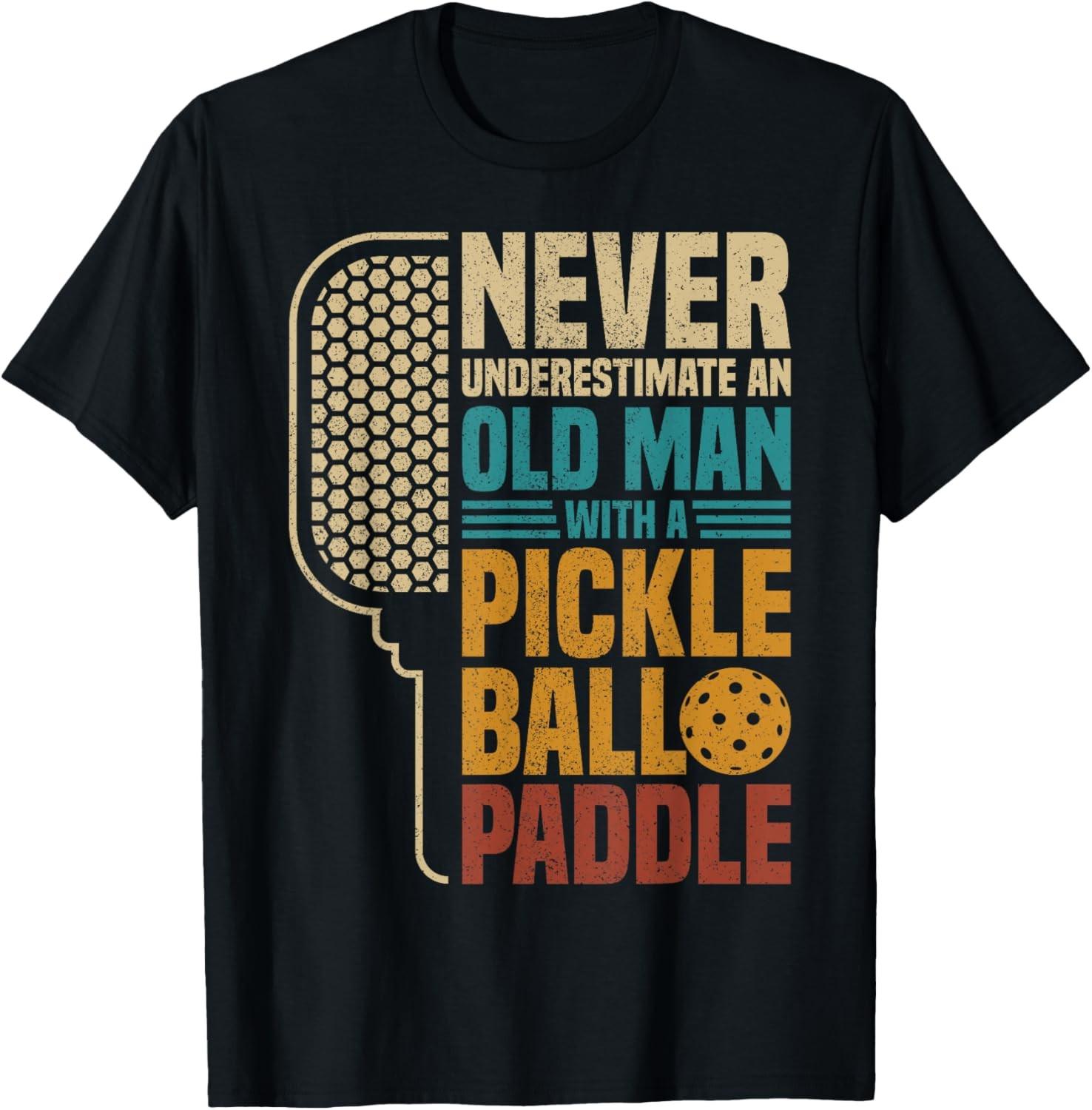 Underestimate  An  Old  Man  With Unisex T-Shirt XXXXL