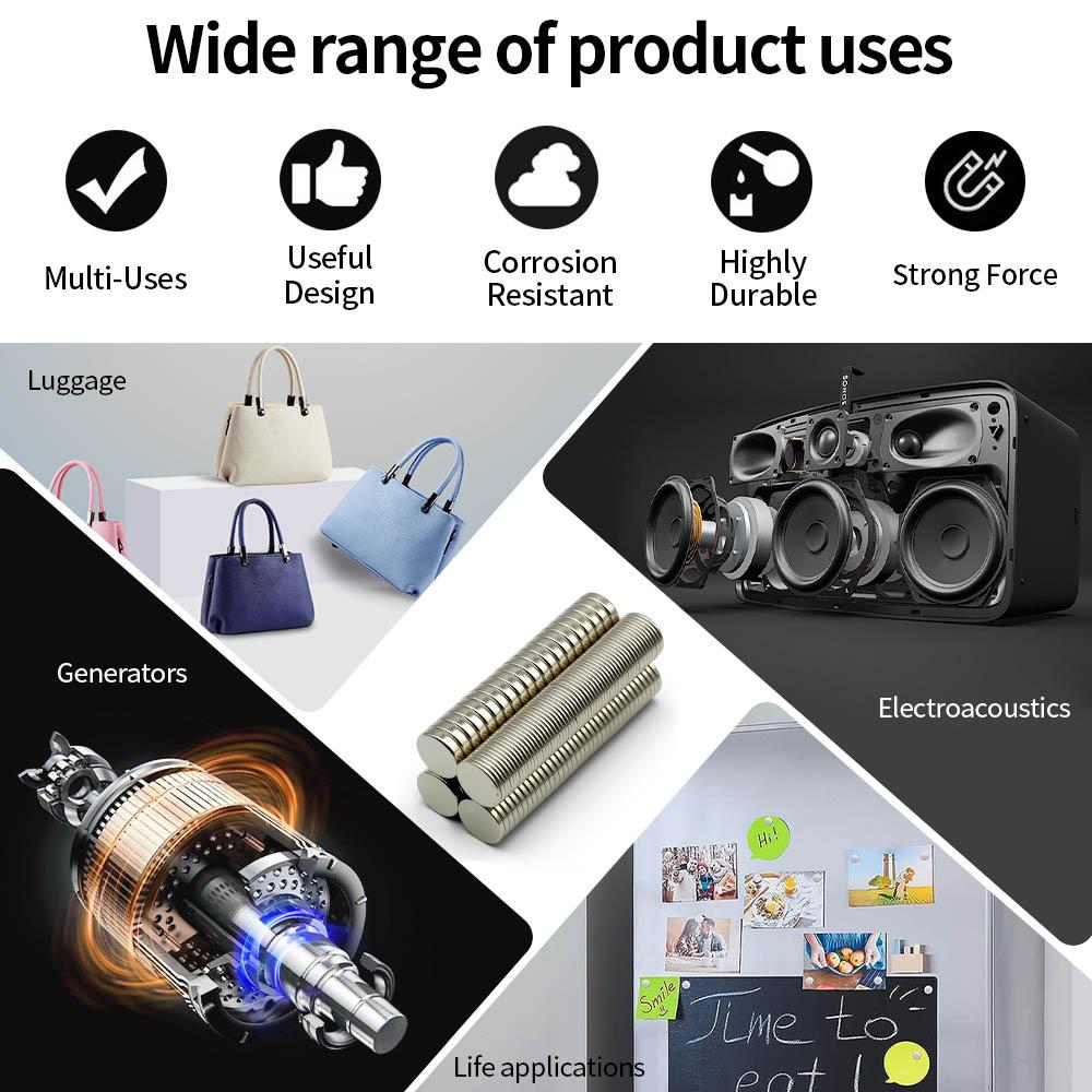 Super Strong Neodymium Magnet N35 NdfeB Permanent Magnetic imanes Round Powerful Magnets Refrigerator 20x2 20x3 20x5 25x2 25x3mm