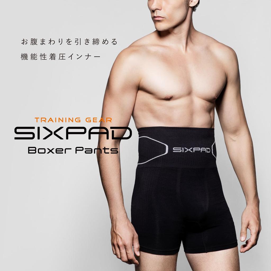 MTG Sixpad Boxer Black Manufacturer [SIXPAD] Pants, [Genuine Product] (L)