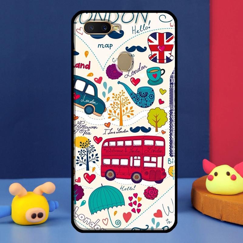 London Bus England Big Ben Phone Case for OPPO Find X5 X3 Pro A74 A54 A94 A83 A91 A93 A31 A53 A5 A9 A15 A52 A72 Cover