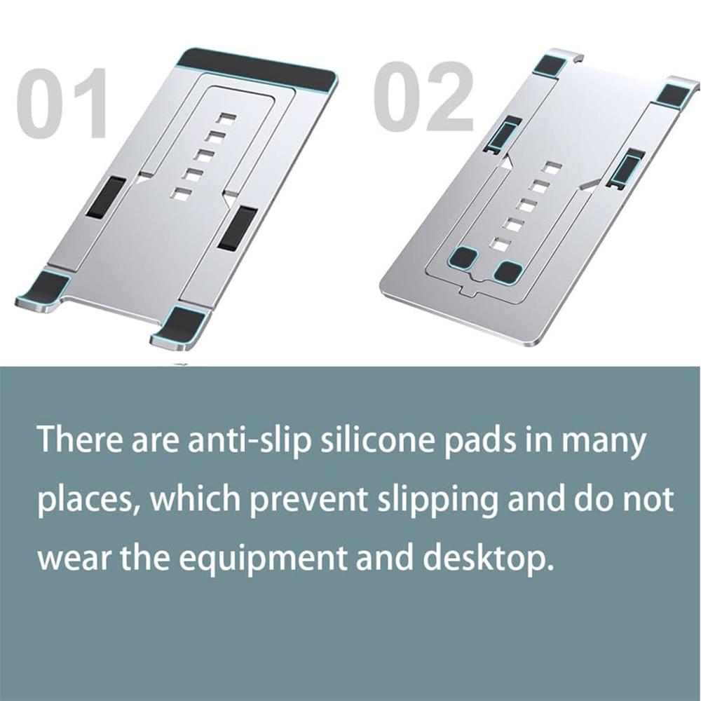 Suport de Telefon din Aluminiu Portabil Pliabil Suport de Birou pentru Telefon Mobil Phablet