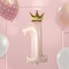 40 Inch Large Size Crown Number 1 Children Balloon 1st Birthday Balloon Party Decoration Party Supplies