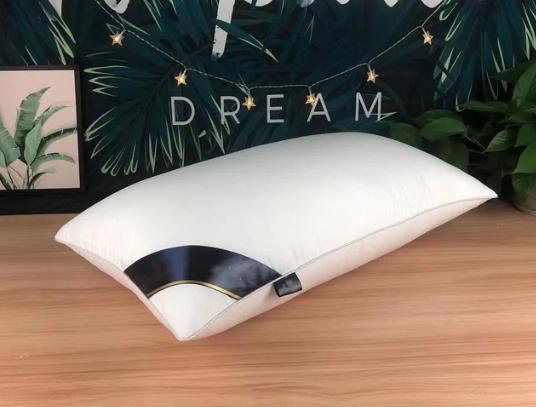 

1 шт., хлопковая белая подушка для отскока назад, однотонная мягкая удобная подушка для сна в спальне 70x40cm белый