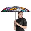 1 Pack Automatic Umbrella With Efficient Auto Mechanism And Wind Resistant Frame Designed For Travel Graffiti Style