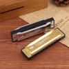 Harmonica Key Of C 10 Hole Diatonic Harmonica C With Case For Beginner Students Kids Gift Metal Harmonica