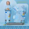 Children's Raincoat for Boys and Girls, Kindergarten and Primary School Students, Full-Body Rain Poncho with Backpack Space, Blue and Pink, Portable