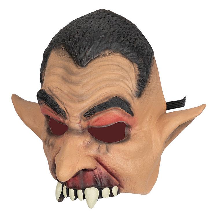Vampire half-face latex mask One size fits all adults бежевый