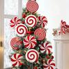 Décorations Sapin de Noël Picks Grand Bonhomme en Pain d'Épice Maison en Bonbons Sucette Picks de Noël pour Arbre Mignons Picks Bonbons Ornements