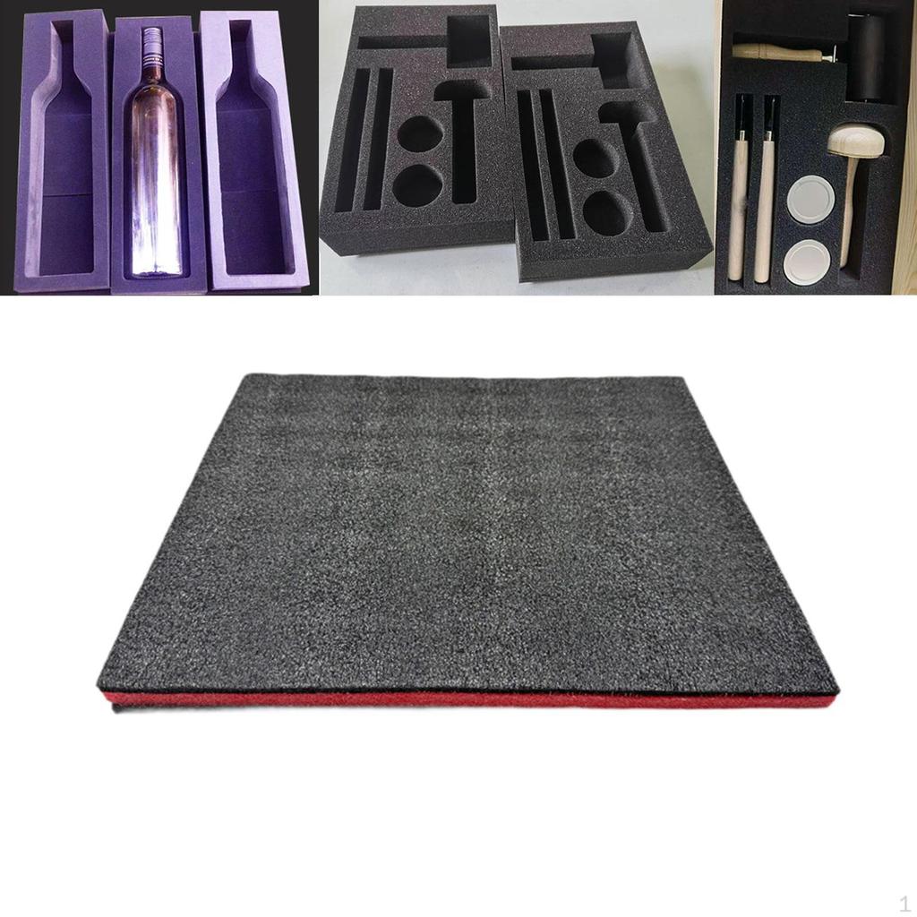 Foam Inserts for Cases Polyurethane Sheet Cuttable Tool Shadow Insert Padding Camera