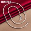 925 Sterling Silver 16/18/20/24/22/24/26/30 Inch 3mm Snake Chain Necklace Jewelry