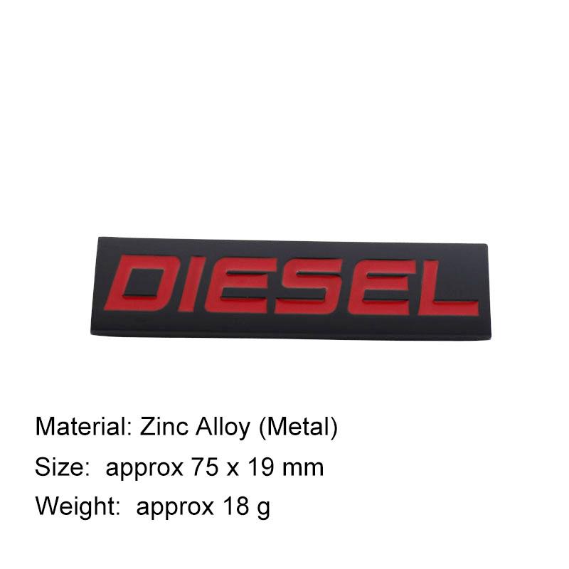 

Стайлинг автомобиля 3D Бензин ТУРБОДИЗЕЛЬ Масло Металл Хром Сплав цинка Эмблема Логотип Автомобильный значок Кузов Багажник Крыло Эмблема Автоаксессуар ban-black-red