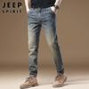 JEEP SPIRIT Men's Vintage Straight-Leg Jeans