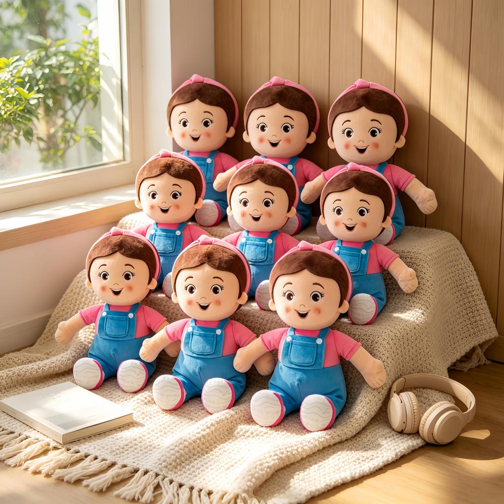 Neue Ms Rachel Plüschpuppe Ms. Rachel Musik Kuscheltier Baumwoll-Plüschtier Puppensammlung Geschenk Kindertagsgeschenke