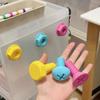 3Pcs Wall Hook Screw Shape Punch Free Hat Clothes Back Door Kids Hanger Umbrella Bag Clothing Towel Hanger Home Supplies