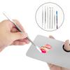 Stainless Steel Dual Heads Spatula Mixing Stick Foundation Mixing Make Up Tool