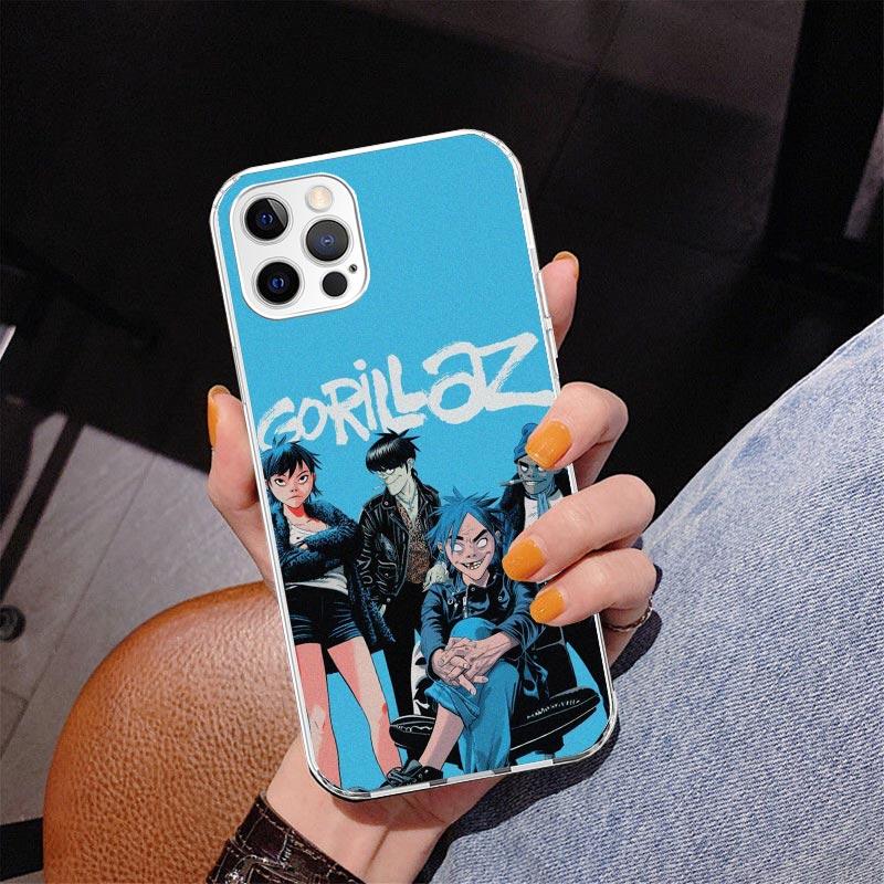Gorillaz Anime Phone Case For iPhone 17 Air 16 Pro Max 16E 15 + 14 Plus 11 12 13 Mini 7 8 SE Gift Print Cover Fundas 17 Air 16 P