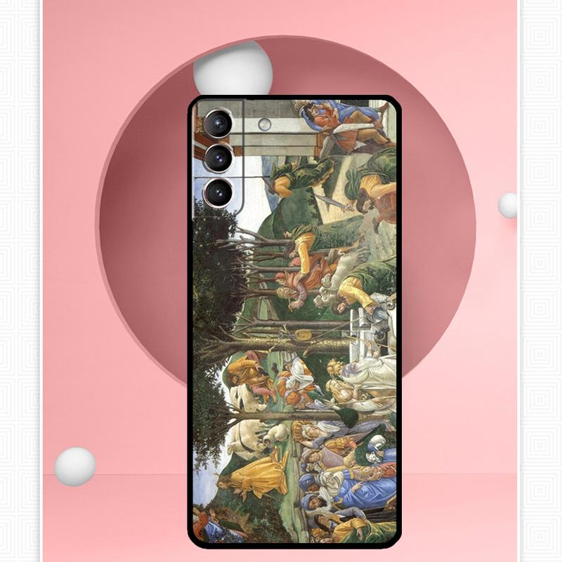 Renaissance Art Paint Case For Samsung Galaxy S25 Ultra S20 S21 S22 S23 S24 Plus S9 S10 S24 FE S25 FE Cover Funda