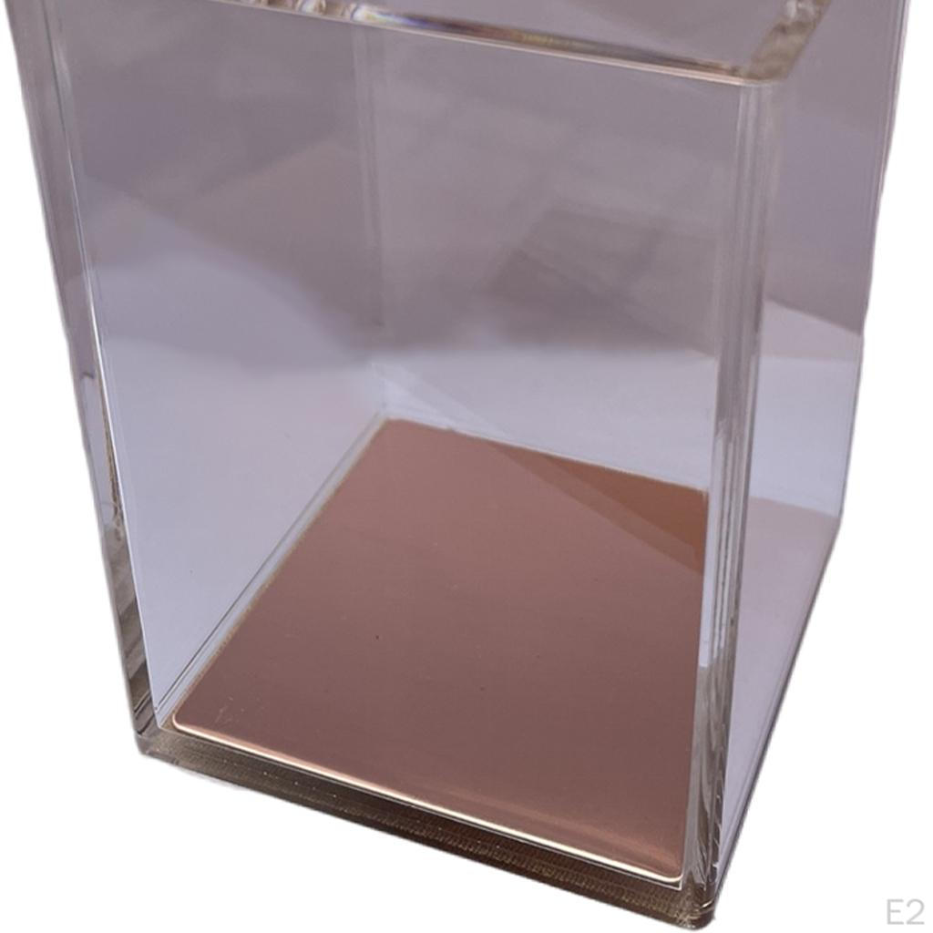 Organizer na pędzle Biurkowy Kubek na ołówki Organizer na artykuły papiernicze przybory szkolne i domowe Przezroczysty