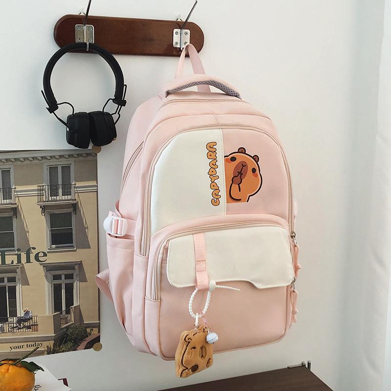 Student class bag junior high school high school students cute large capacity backpack soft cute lightweight small backpack
