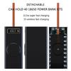 DIY 40x18650 Power Storage Box, DIY Power Case Box with LED Lights Case Support PD Charging/Wireless Charging Functions