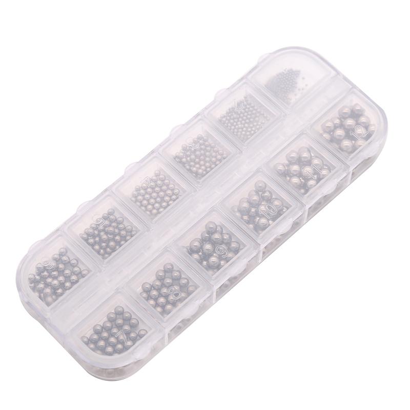 1mm-10mm Hochpräzisions-Kugellager Glatte Kugel-Box-Set - 304 Edelstahl