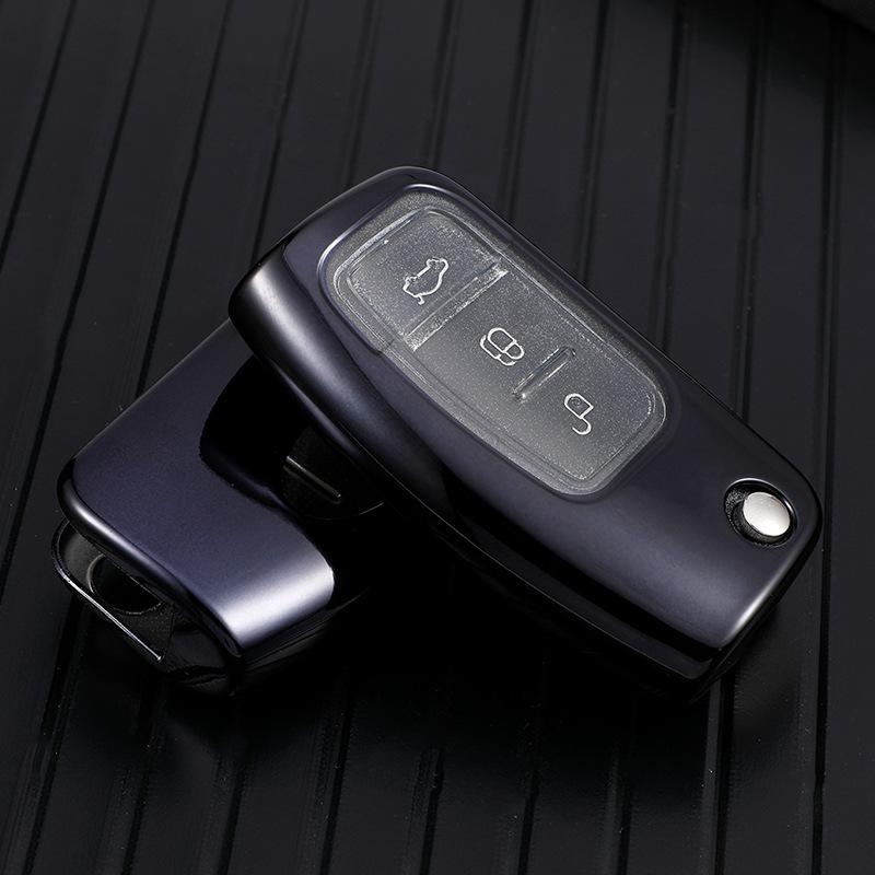 TPU Soft Gel Car Key Cover for Ford Fiesta
