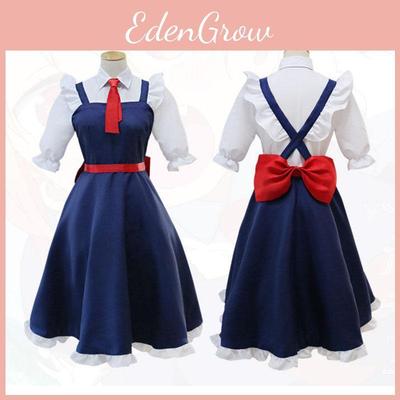 Premium Quality Miss Kobayashi's Dragon Maid Tooru Maid Dress Outfit Cosplay Costume Full Set