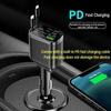 NOUVEAU Chargeur de Voiture 5-en-1 150W Rétractable Câble USB PD Type C pour Téléphone Mobile Pour iPhone Cordon de Charge Rapide Adaptateur Allume-Cigare Accessoires de Voiture