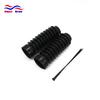 Motorcycle Rubber Front Fork Dust Cover Gaiters Gators Boots Shock Absorber 49MM For Harley Dyna FXDWG 2007 2008 2010 2011