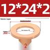 National Standard Red Copper Gasket Seal Ring and Flat Washer M3-M60mm for Marine Instruments