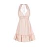 Women Casual Sexy Suspender Skirt Girly Waist Hollow Lace Dress