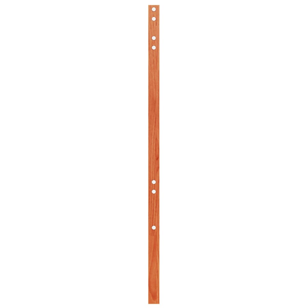 Headboard Wax Brown 100 Cm Solid Pine Wood