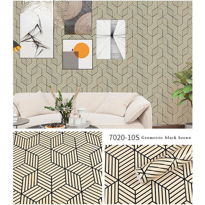 Thickened Nordic Style Self-adhesive Waterproof Wallpaper for Bedroom Living Room Background Wall Old Furniture Stickers