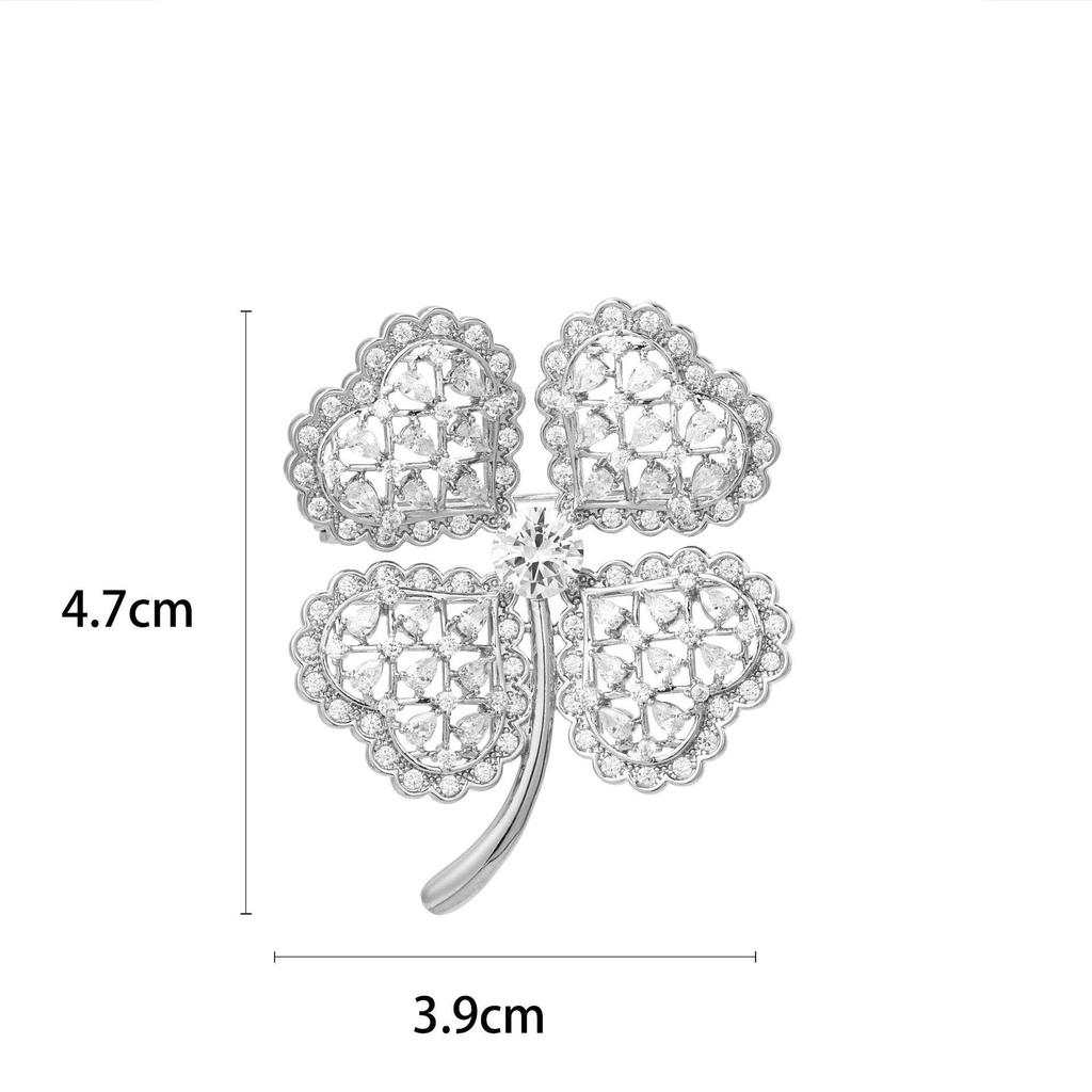 Snowflake & Butterfly Zircon Brooch with Freshwater Pearl for Women's Korean Style Suit Coat