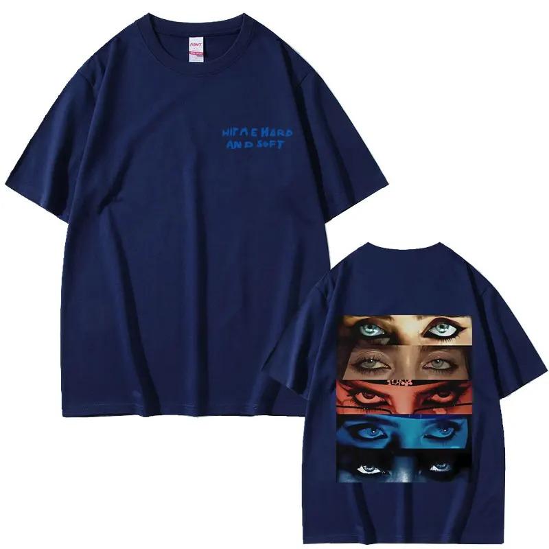 T-shirts 2026 Hit Me Hard and Soft Style Identique Hommes Femmes Hip Hop Mode Musique Pop T-shirt Y2k Unisexe Été Coton Oversize T-shirts