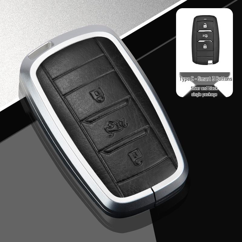 Changan Car Key Cover for Third Gen CS75 Plus, Yidong Plus, CS55, and CS35 Plus