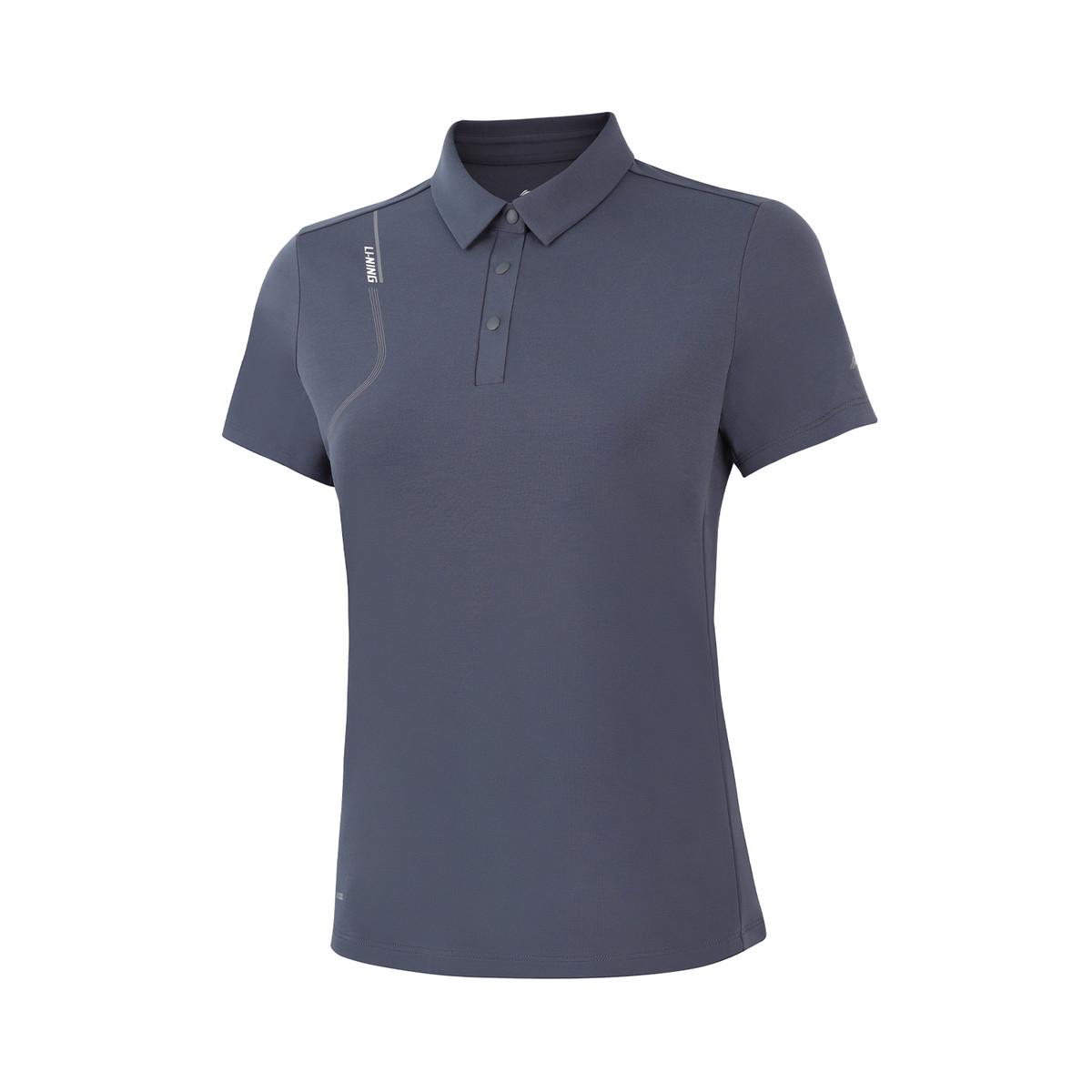 

Li Ning Модная дышащая рубашка-поло Женские топы Cool-Black APLW248-7 S