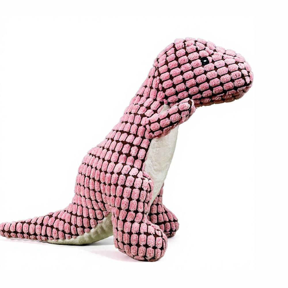 Dog Pet Plush Dinosaur Toys Sound Interactive Dog Chew Toys Plush Stuffing Squeak Pet Supplies