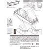 LEC Dish Drainer Slim SIAA for Dish Drainer Tray, (long), Antibacterial, 2-3 People, Space-saving