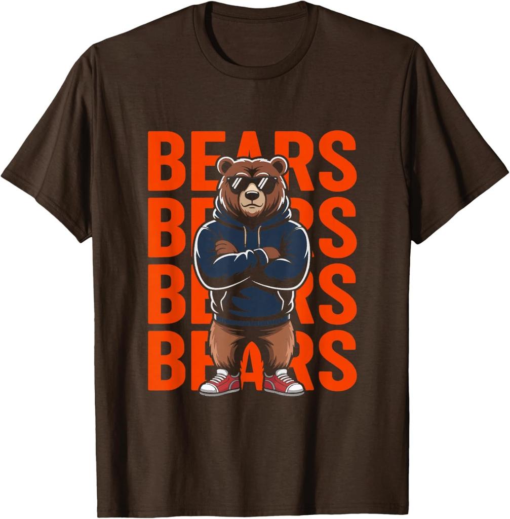 Retro Bear Gift Design Funny Bear Retro Gift Bear Unisex T-Shirt