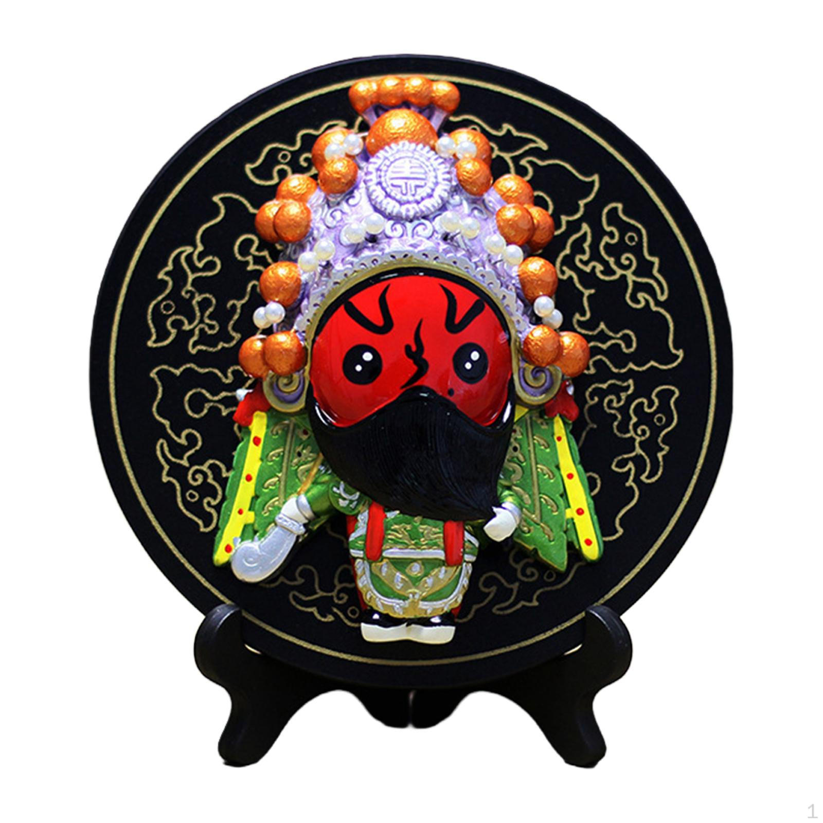 Украшение рабочего стола в китайском стиле, керамические поделки, Пекинская опера, макияж для лица, забавный домашний декор для Style A