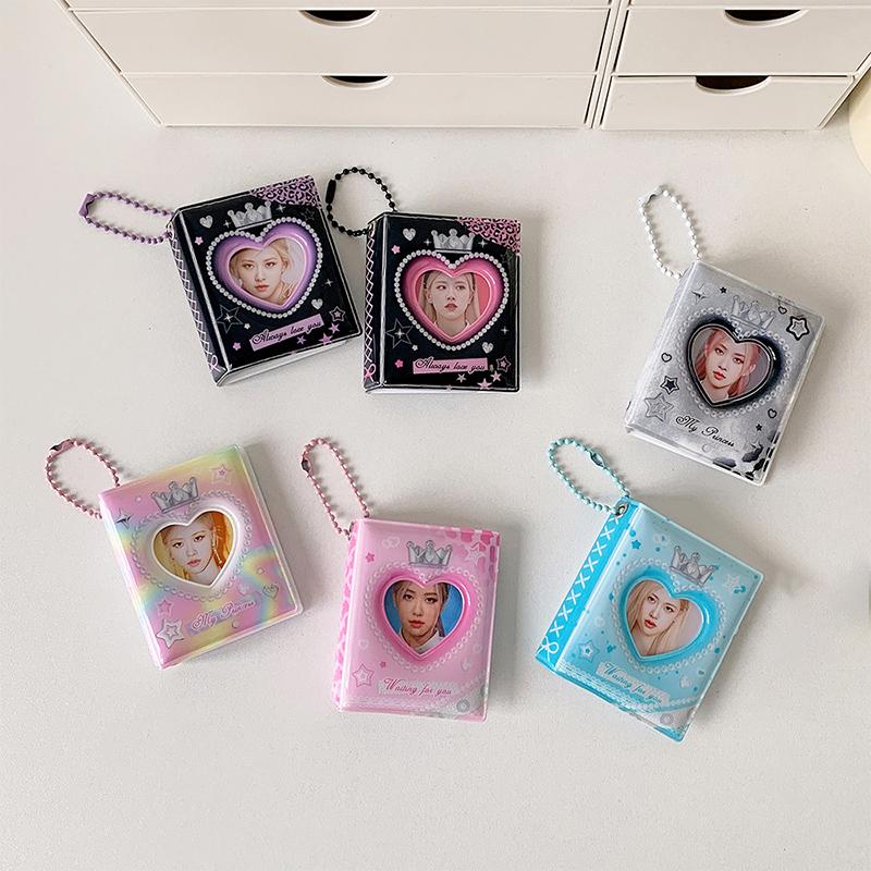 1 Stück Mini 2 Zoll Album Foto Fotokartenhalter Kpop Fotoalbum Idol Sammelordner Fotokartenhalter Karten Sammelbuch