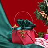 Velvet Christmas Eve Apple Tote & Gift Bag