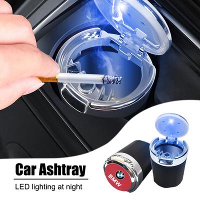 Car Ashtray LED Lighting Soot Bracket Accessories For BMW E46 E90 E60 F30 F10 E39 I3 I4 X1 X2 X3 X5 X4 X6 X7 M3 M4 M5 G30 G20 I