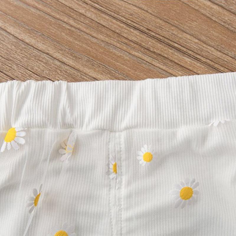 Children's Pants Summer Thin Anti Mosquito Pants Leggings Casual Pants Mesh Daisy Korean Loose Pants