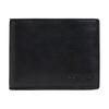 New Billfold Wallet Calfskin Card Holder, Wallet Men's Black 97737-BLK