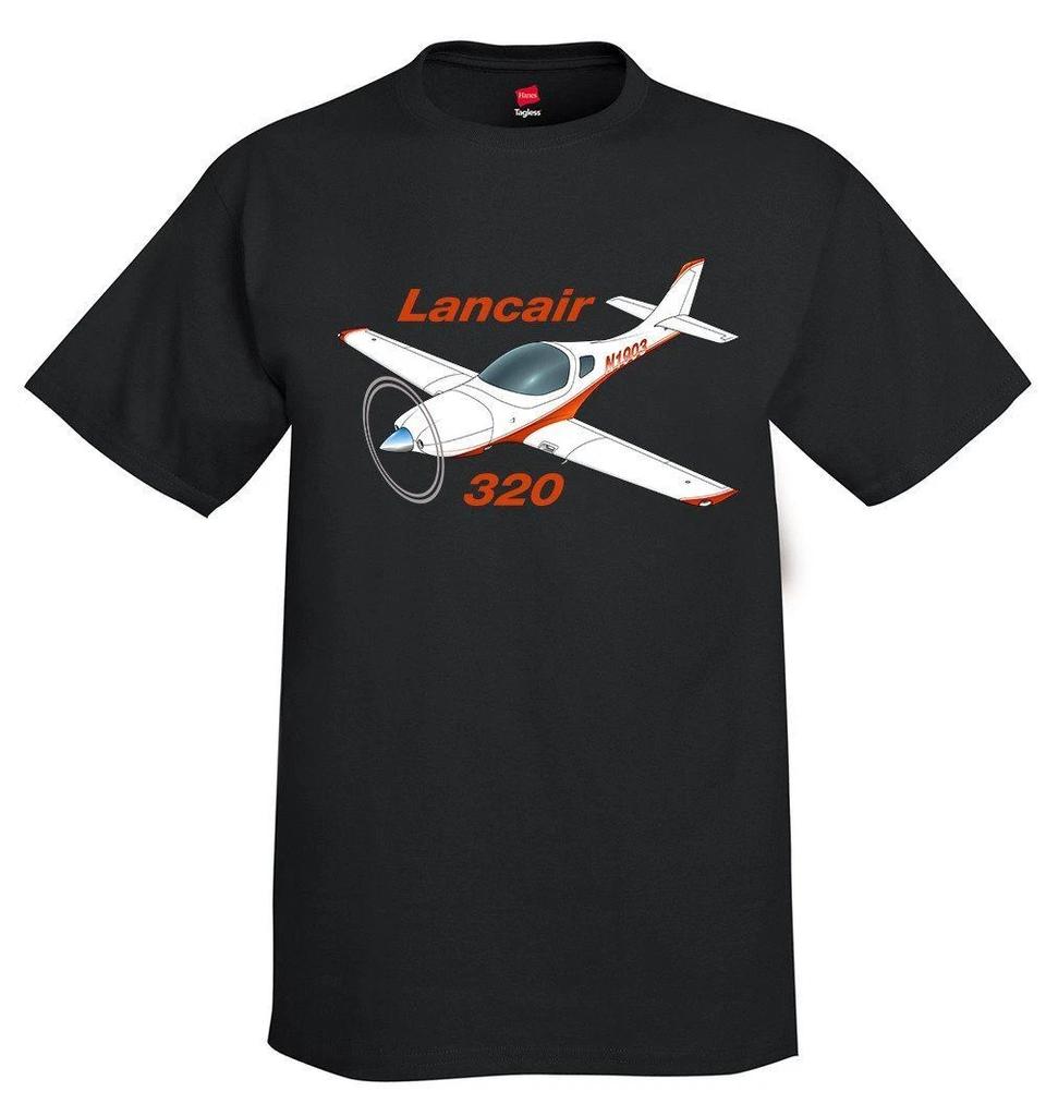 Lancair 320 Airplane T-Shirt - Personalized with Your N#