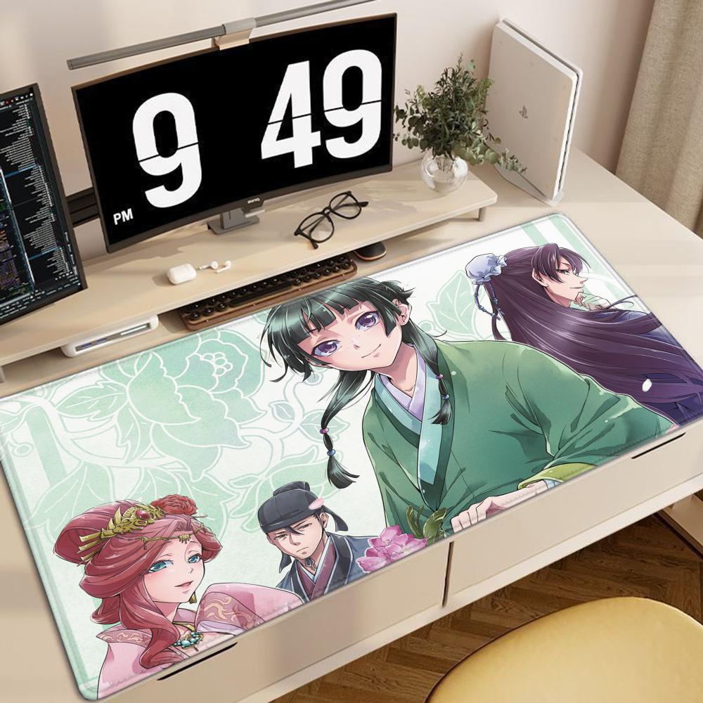 Diaries of an Apothecary Anime Gamer Ordinateur Tapis de Souris HD XXL Tapis de Souris Caoutchouc Naturel Tapis Antidérapant XXL Tapis de Table Accessoires de Bureau 800x400x2mm black