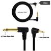 Audio Cable 6.35mm 1/4" Mono 3.5mm 1/8'' TS Mono Jack Plug Aux Adapter 6FT