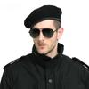 Béret adjustable unisexe en pure laine Grande taille Bérets militaires de l'armée Grande Tête Soldat Diable Hiver Chaud Large Chapeaux de Peintre S-XL 62cm